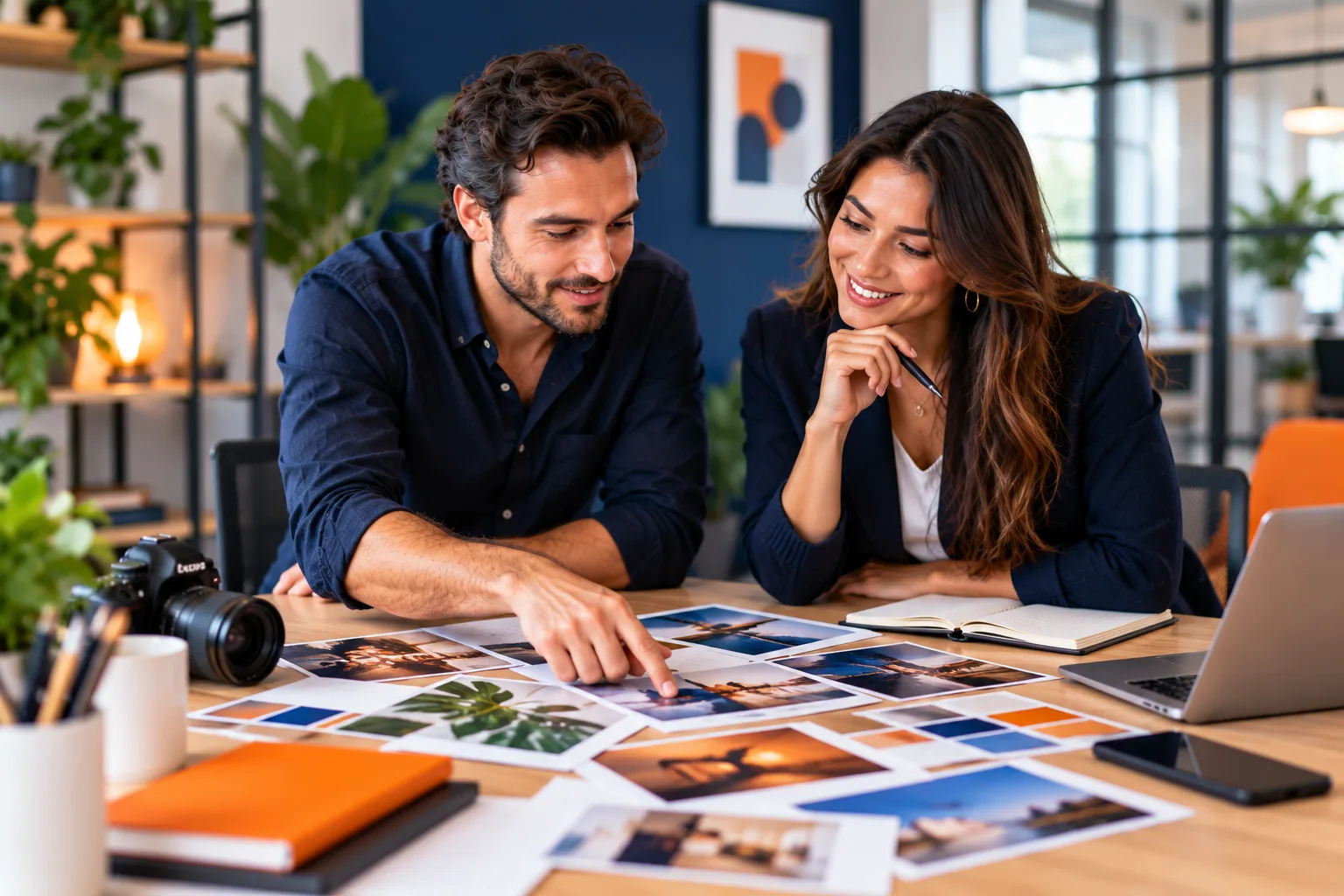 Samenwerking en feedback tijdens de voorbereiding van content.